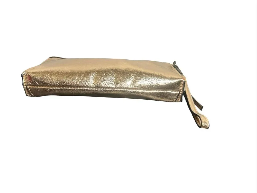 Express Metallic Gold Clutch/Wristlet